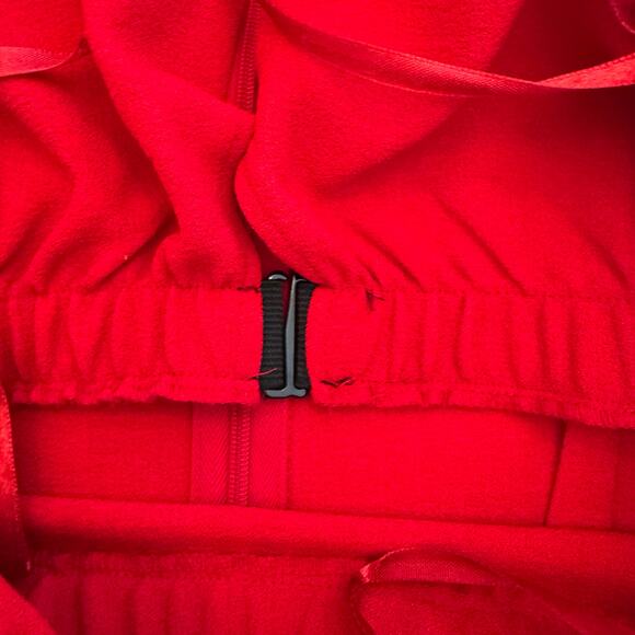 Chelsea28 Red Off Shoulder Bell Sleeve Dress 2 NWOT - Picture 4 of 12